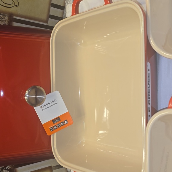 NWOT, Never Used  Le Creuset 4 Piece Set - Cerise Color - Picture 4 of 16